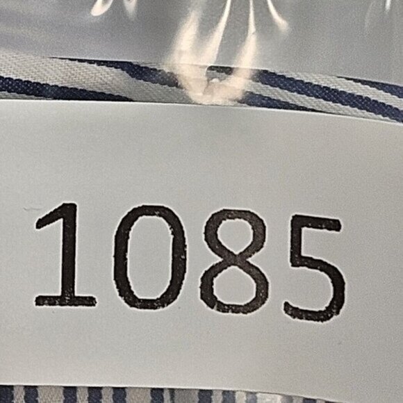 Ted Baker Archive Dress Shirt Blue White Striped Long Sleeve Men's Size 16.5 - Picture 10 of 10